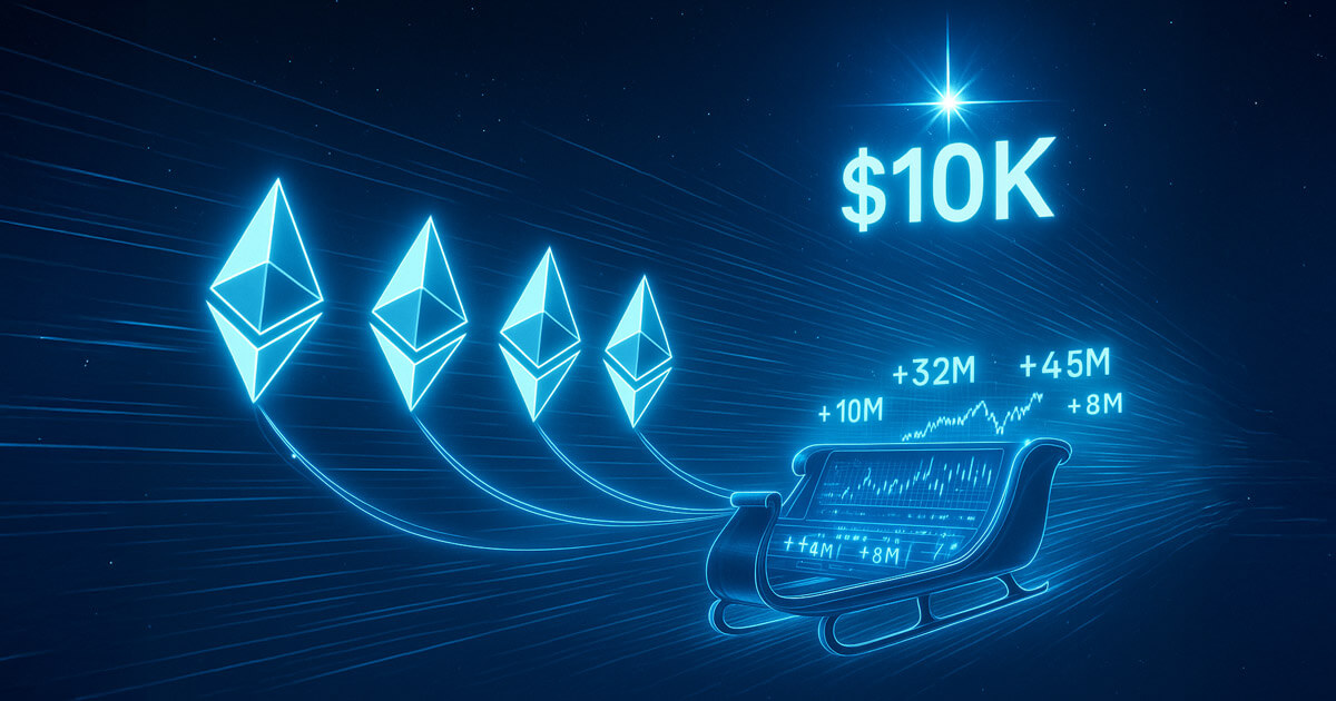 Is the $10K ETH Christmas Rally the basic case? When Ethereum ETF pulls in $4 billion in two weeks