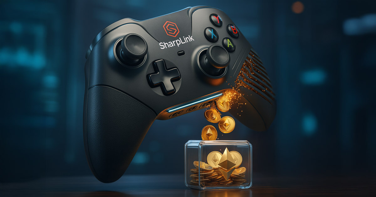 Sharplink moves $295 million to Ethereum and locks it up in 500,000 Eth Milestone