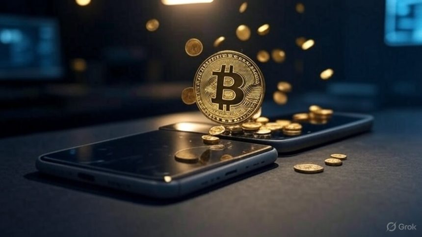 Wallet allows for tips shipped with bitcoin on x