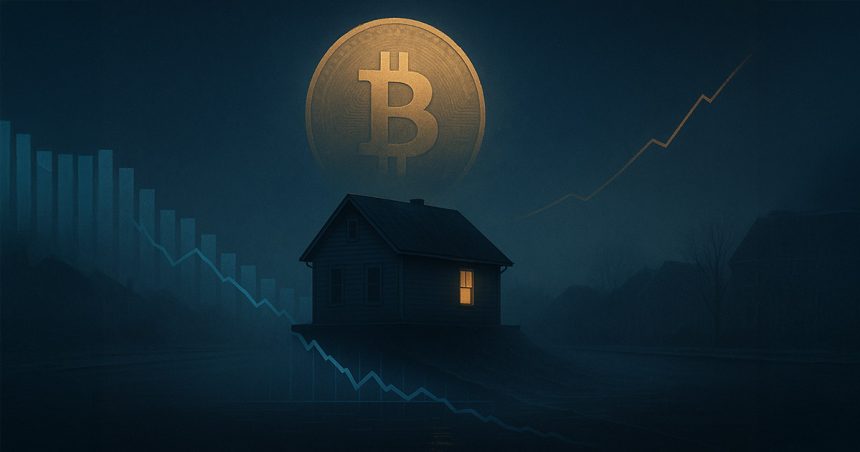 Quiet crash of real estate: Your home is not worth more than ever in Bitcoin