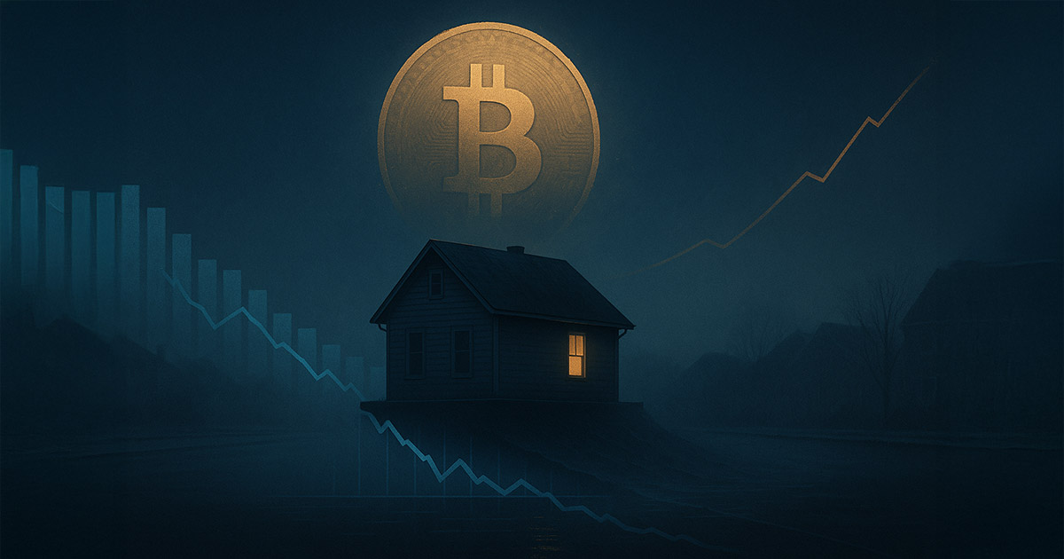 Quiet crash of real estate: Your home is not worth more than ever in Bitcoin