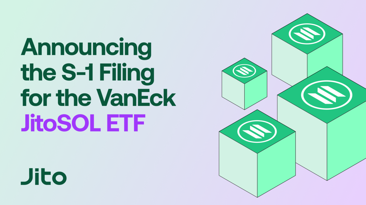 VanEck Proposes a JitoSOL Exchange-Traded Fund (ETF)