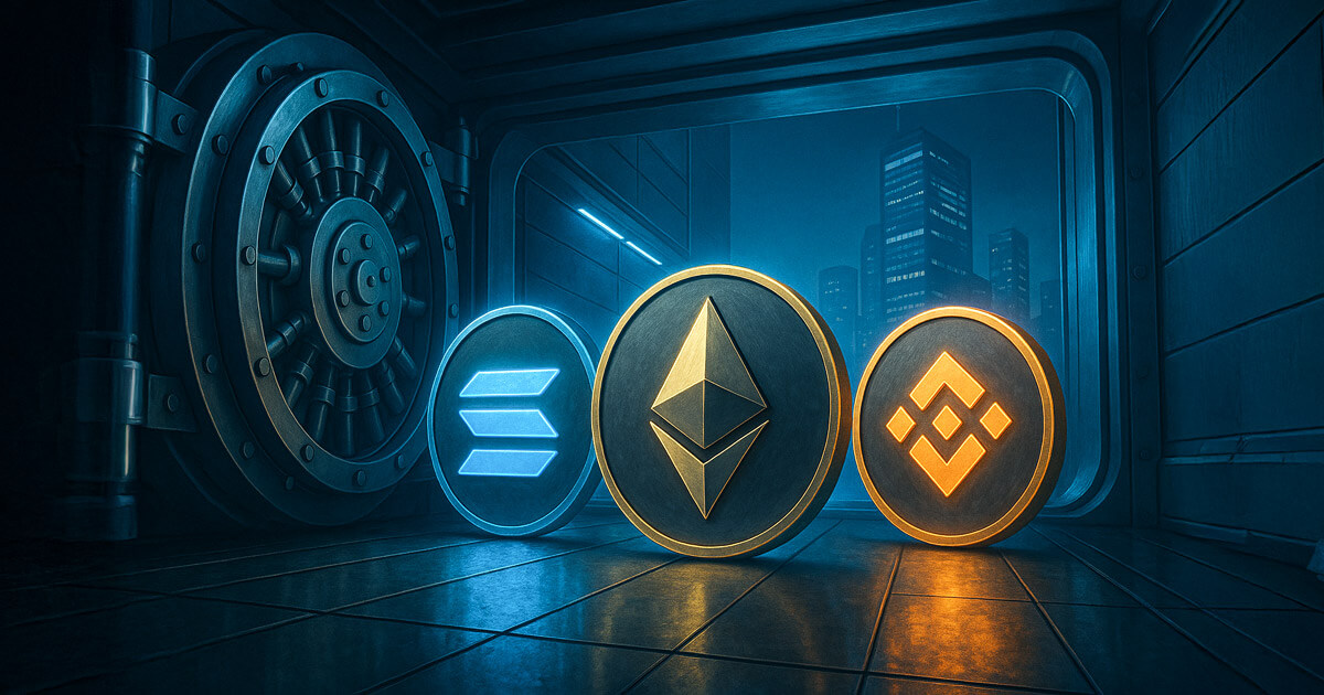 Solana, BNB and Ethereum Ethereum to receive $1.755 billion injections as global companies accelerate the Cryptocurrency Department
