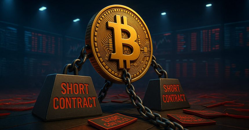 Something unusual has been built with a $98.1 billion Bitcoin futures flow, and either way could break