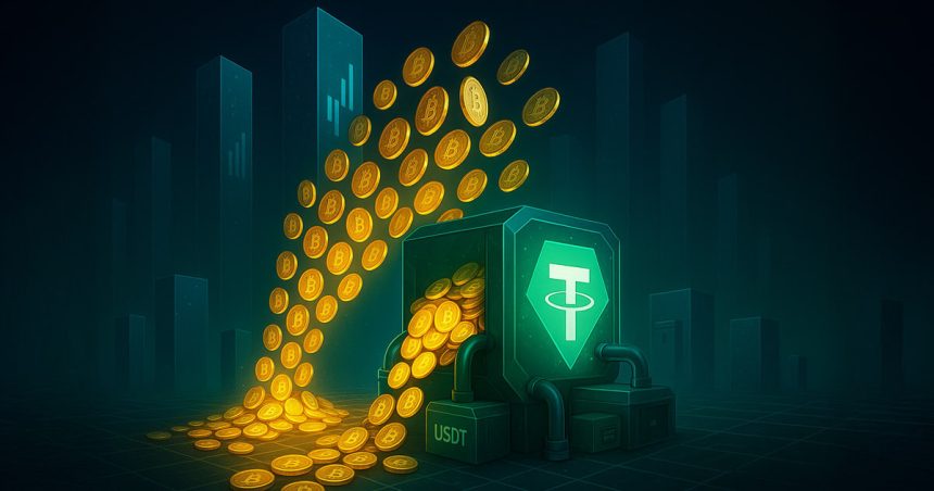 Tether beats most ETFs with a Bitcoin influx, adding 27,700 BTC in a year
