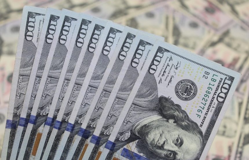 The dollar has been depreciated 10% since the start of the year