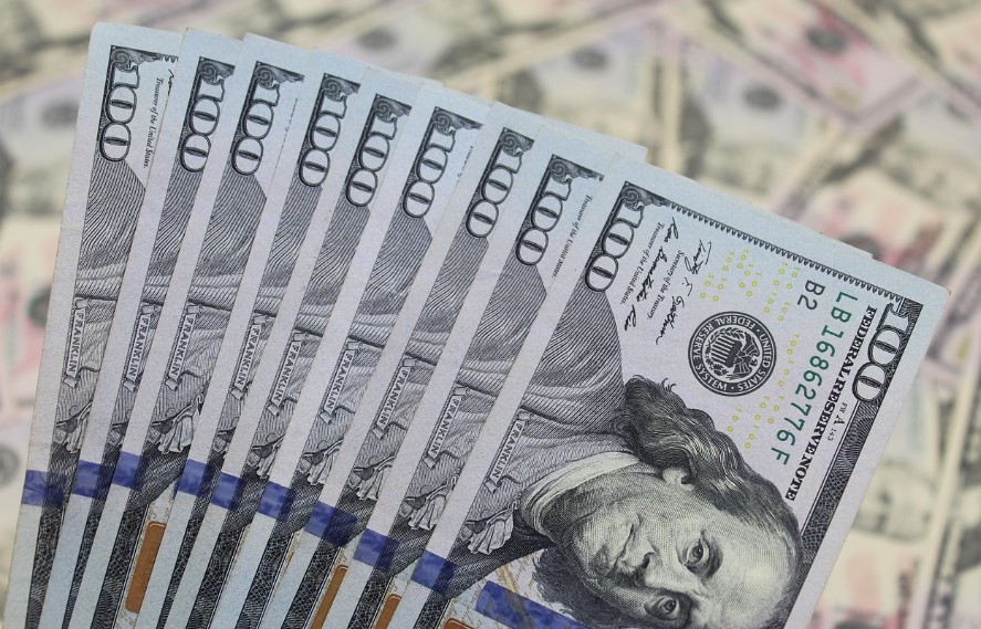 The dollar has been depreciated 10% since the start of the year