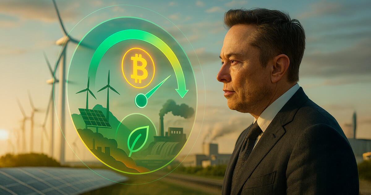 Elon Musk: 'You can't fake energy' Is Bitcoin finally green enough for Tesla?