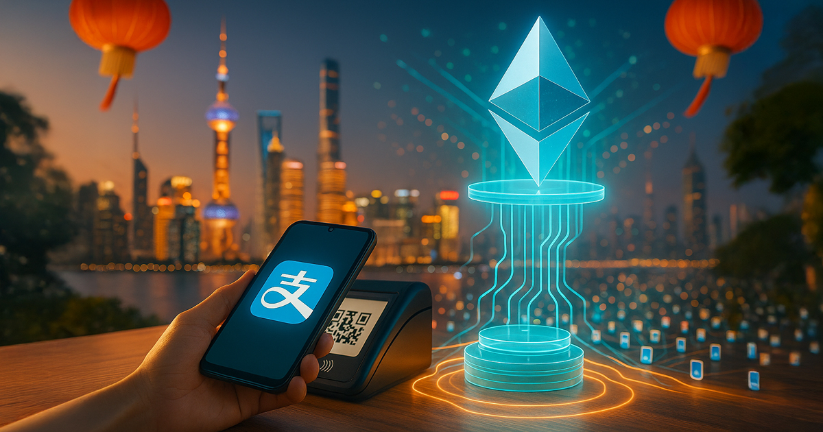 Ethereum to gain 1.4 billion new users as Chinese Alipay giant launches its own L2
