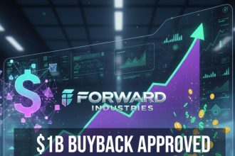Forward Industries launches a $1B share buyback program while integrating Solana-based treasury tools to modernize capital management.