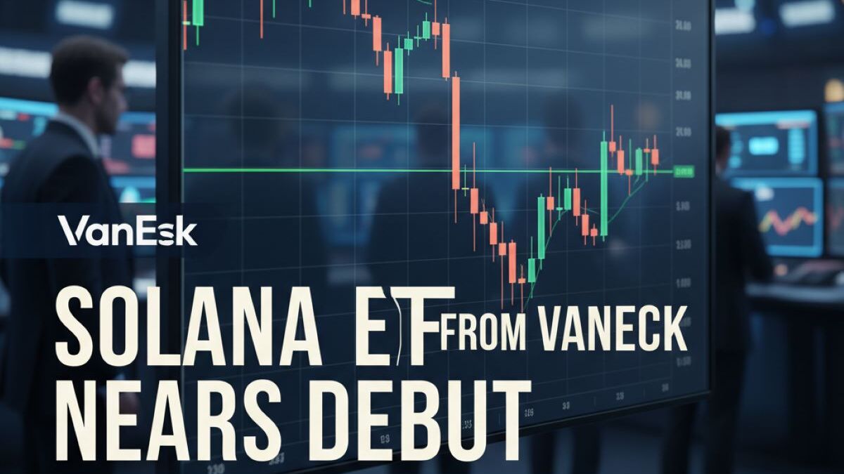 VanEck’s Solana ETF is set to launch as SOL tests its five-year support trendline, signaling cautious optimism among traders and investors.