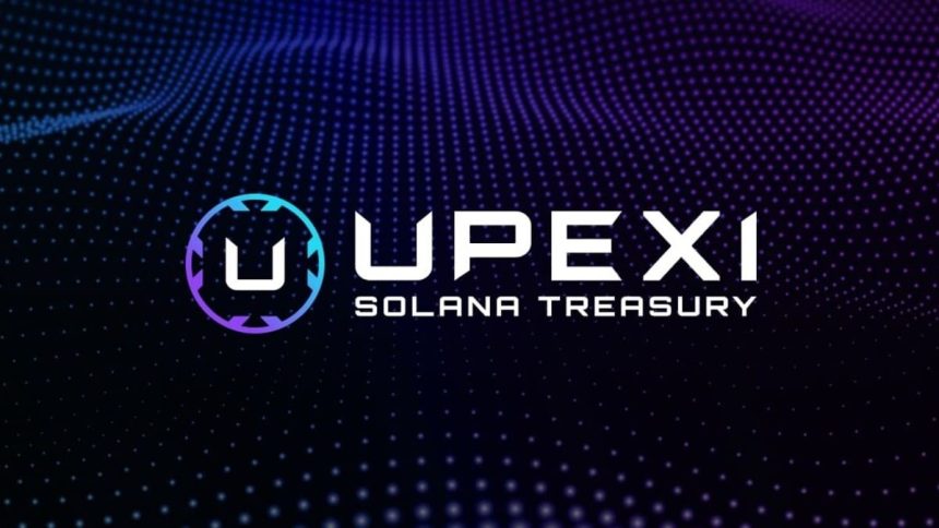 Upexi Eyes $1B Fundraise to Expand Solana DAT Strategy