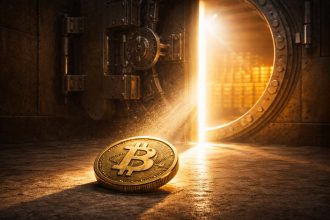 Bitcoin follows a modest lag pattern versus gold, with $130,000 target triggered immediately