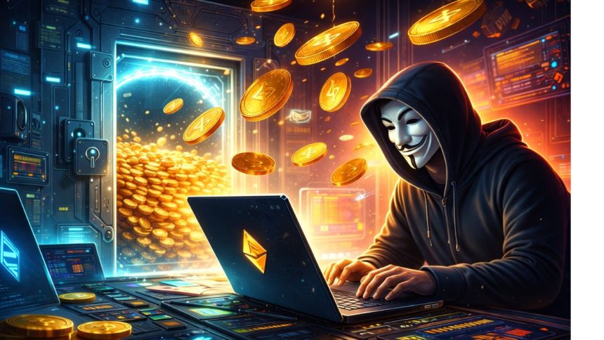 Hacker sees loot disappear after attack