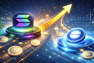 Solana edges Base in x402 automated stablecoin payments for the first time, posting 518,400 transactions to Base at 505,000.