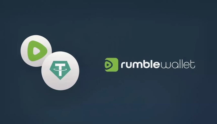 Rumble integrates self-custodial wallet for payments in Bitcoin and USDT