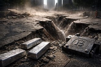 Markets plunge as Bitcoin and silver trigger global margin calls after inflation warnings made recovery look impossible