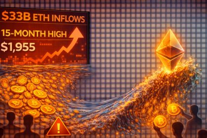 The $33 Billion Inundation: Ethereum Inflows Hit a 15-Month High As Price Teeters At $1,955
