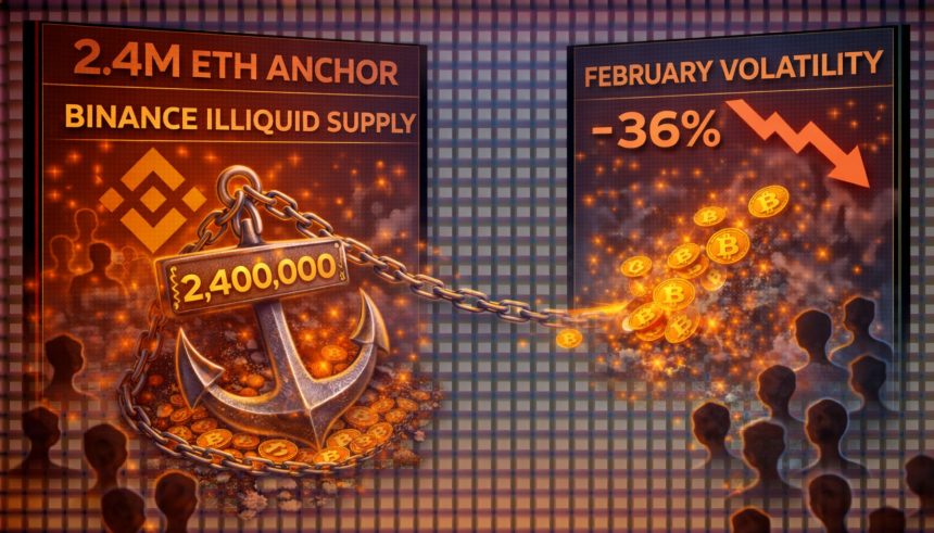 The 2.4 Million Ethereum Anchor: How Binance’s Illiquid Supply Is Absorbing ETH’s February Volatility