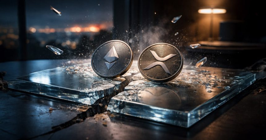 Cryptocurrency market crashes due to Israeli attack on Gaza, ETH and XRP lose $220 billion over the weekend