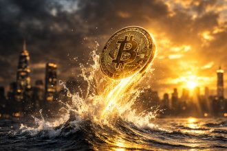 Bitcoin price soars to $70,000 today, while stocks fall as US markets open