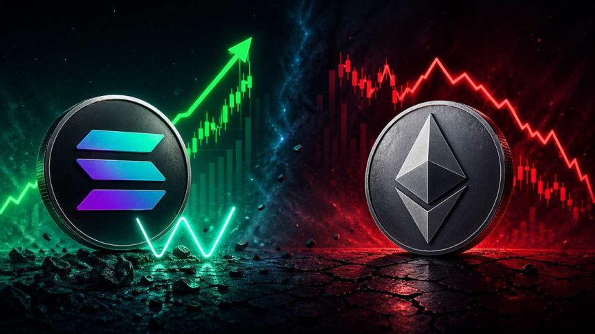 As Ethereum weakens, Solana’s double-dip pattern hints at a potential breakout