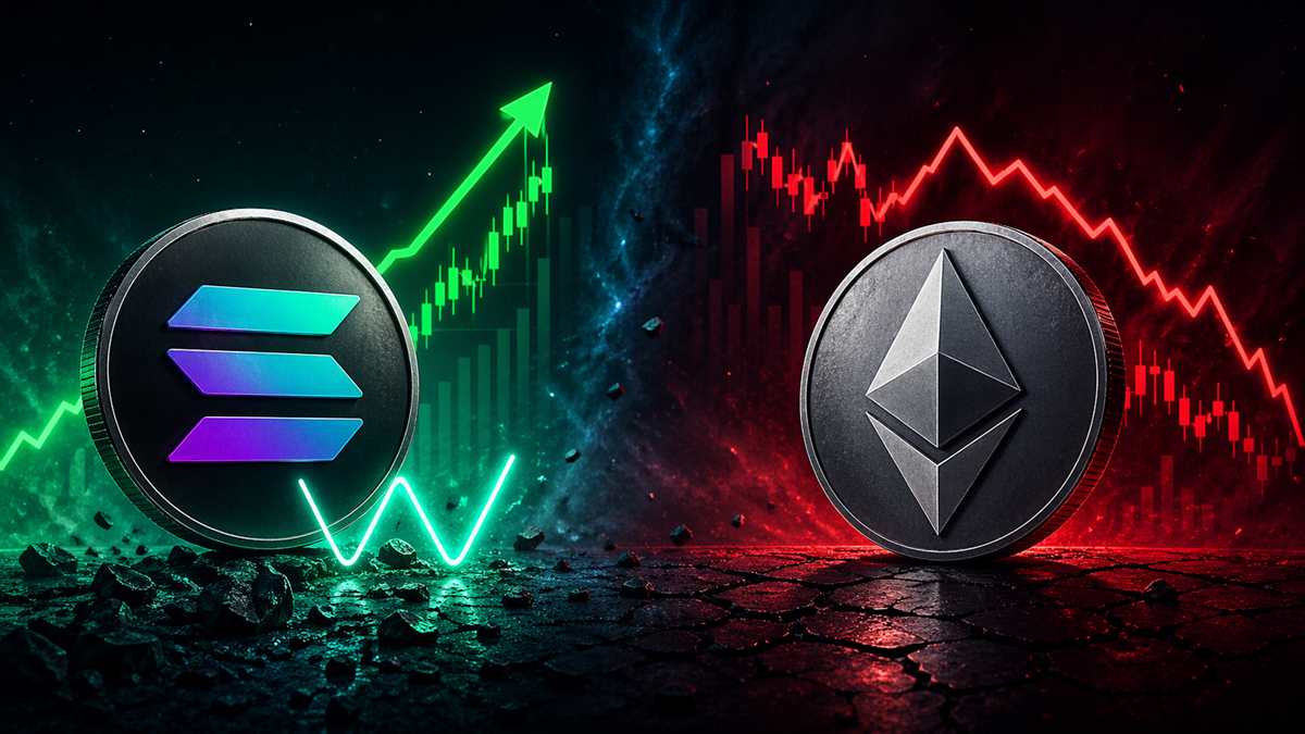 As Ethereum weakens, Solana’s double-dip pattern hints at a potential breakout