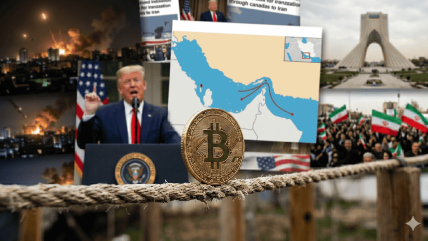 Bitcoin balances precariously at $77,000, awaiting definition on Iran