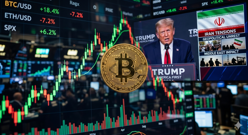 Bitcoin reacts cautiously after President Trump decides to extend Iran ceasefire