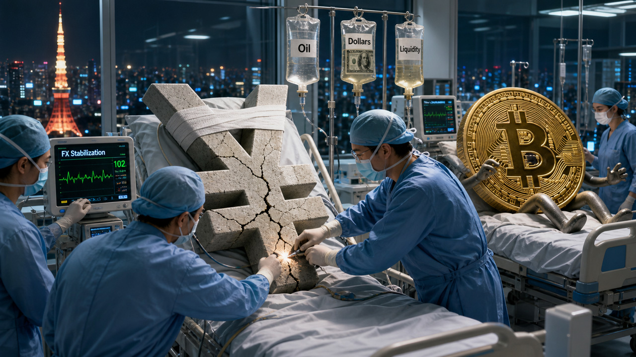 Japan is once again saving the yen, and Bitcoin traders could be paying the price