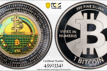 They redeem a rare 1 BTC Casascius coin that has remained sealed since 2012