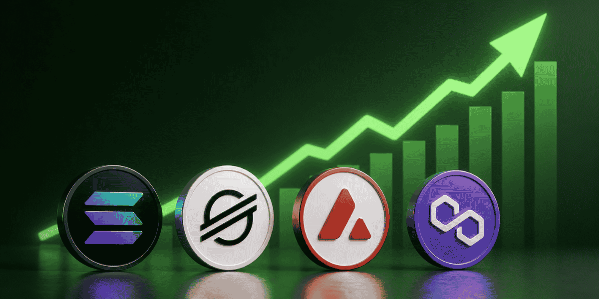 RWA growth redefines leadership for Solana, Stellar, Avalanche and Polygon