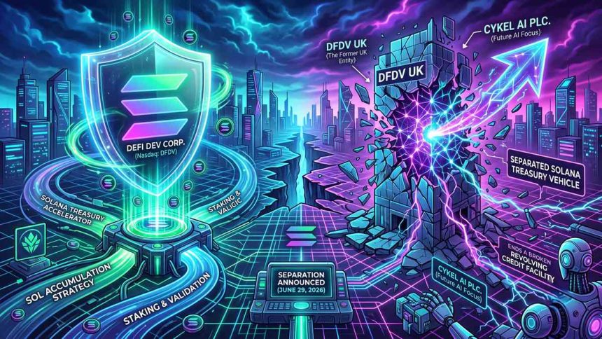 DeFi Dev Corp ended its partnership with its UK subsidiary