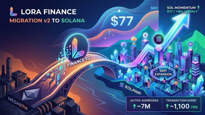 Lora Finance moves v2 to Solana as SOL gains momentum and DeFi expands