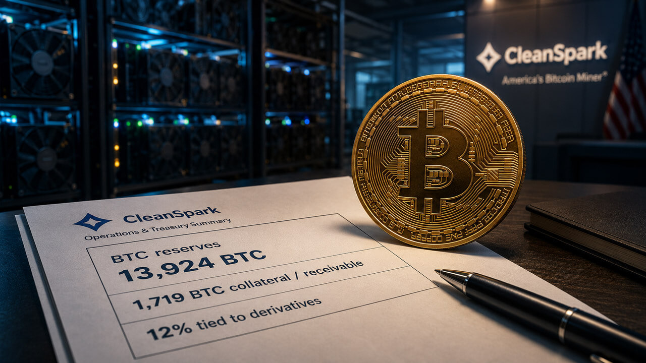 Rather than selling coins, Bitcoin miners use up to 12% of their treasury BTC as collateral